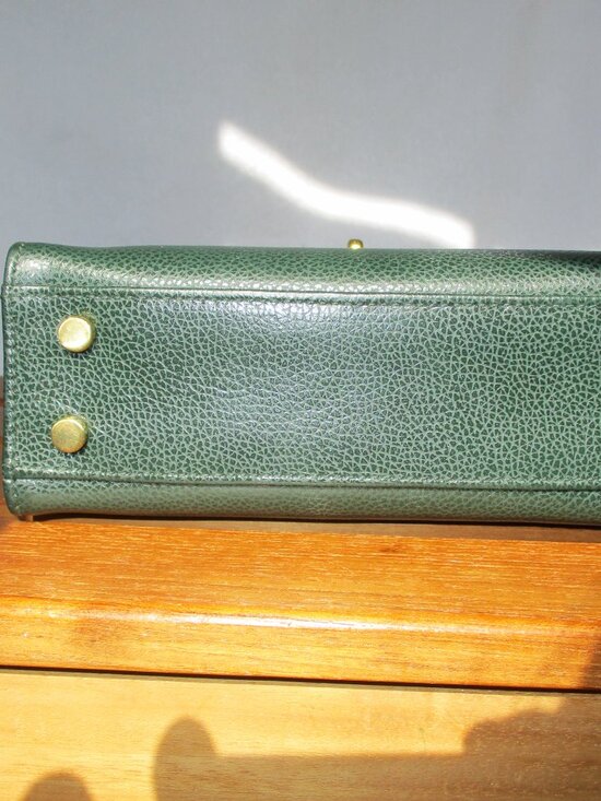 Coach 4413 Madison Gracie purse handbag crossbody forest green - Picture 10 of 16